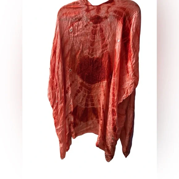 15. Vibrant Tie-Dye Kimono - Picture 2 of 4